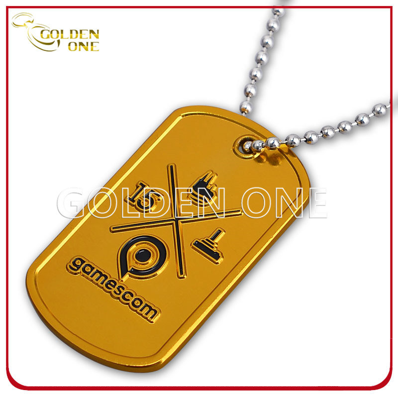 Promotional Gift Printed Epoxy Coating Metal Dog Tag