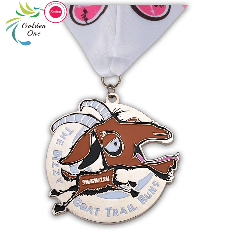 High School Graduation Marathon Adult Football Player Volleyball Ribbons Tennis Rugby Horse Armwrestling Custom Logo Medals