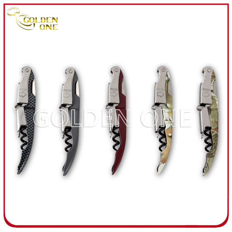 Factory Supply Wood Wine Bottle Opener with Metal Pulltap