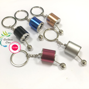 Custom Promotion Gear Box Gear Shifter Strong 3D llaveros Personalizados Mini Auto Turbo Car Parts Engraved 3d Metal Keychain