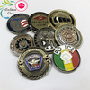 Custom Made 2D 3D Shiny Gold Plated Lion Club USA Coins Souvenir Metal Coin blank brass challenge coin