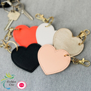 Leather Laser Cut Engravable Blank Keychains Personnalisable Luxury Custom Heart Blank Genuine Car Pu Leather Metal Keychain