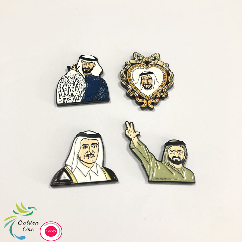 Pin Metal Custom Middle East Saudi Arabia Metal Soft Hard Enamel Country Flag Custom Uae National Day metal keychain For Souvenir