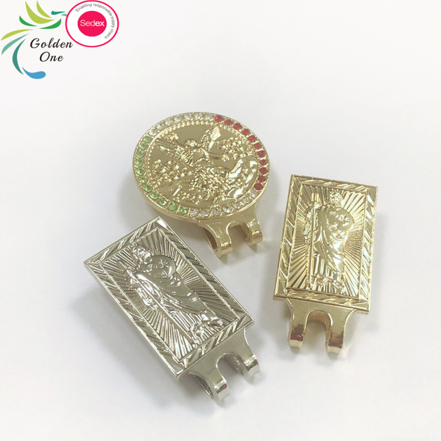 Manufacturer Custom Logo Metal Soft Enamel Lapel pins fitted hats border brim pins hat clips Lapel Pins For Celebration Souvenir