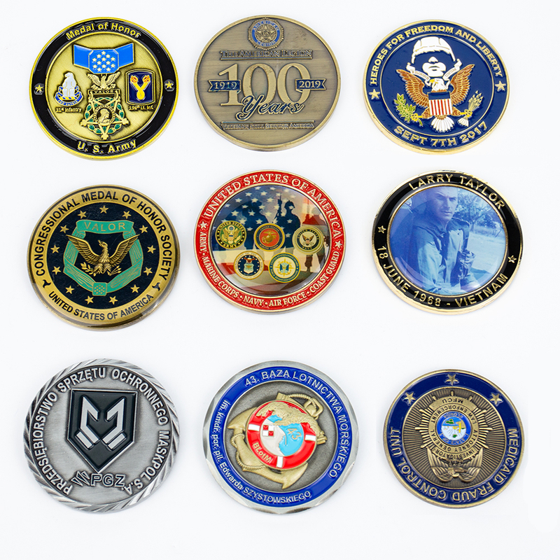 Rust Proof Coated Outdoor Expedition Brand Promotional Merchandise Challenge Coin