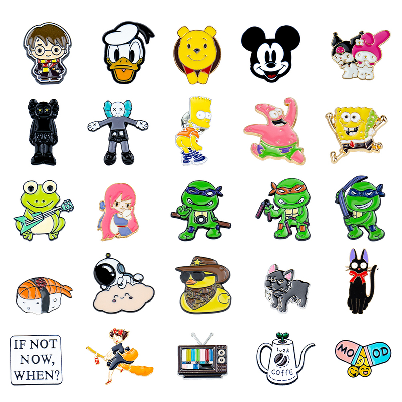 Custom Anime Colorful Rabbit Zinc Alloy Eco-friendly Lacquer Custom Badge Pin - Vibrant Lapel Pin for School & Corporate