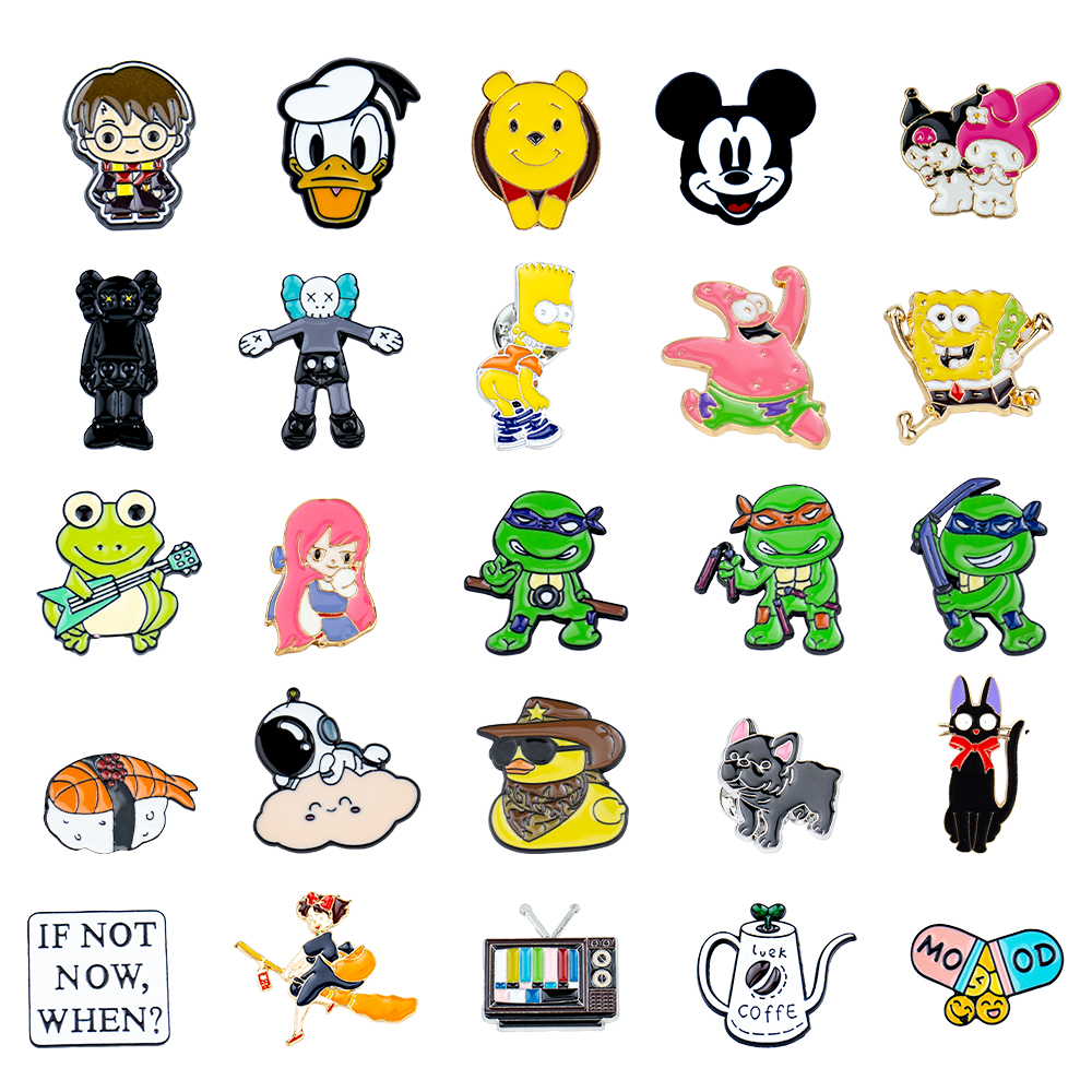 Custom Anime Colorful Rabbit Zinc Alloy Eco-friendly Lacquer Custom Badge Pin - Vibrant Lapel Pin for School & Corporate