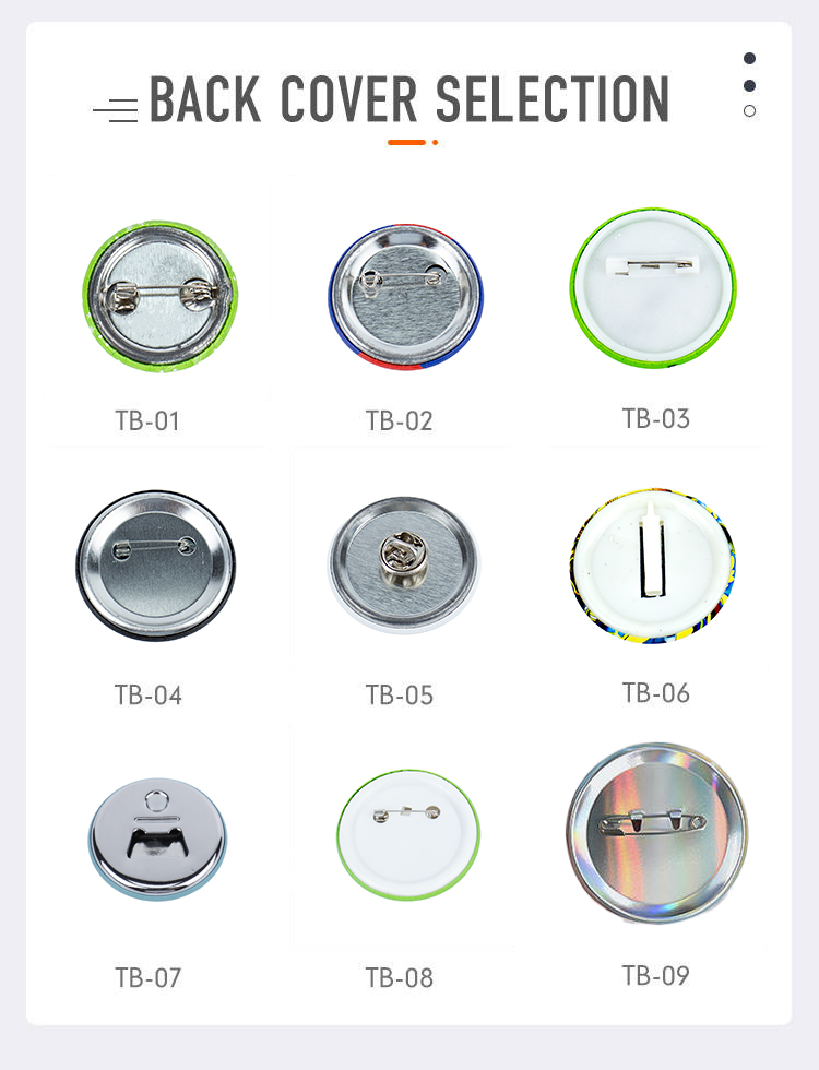 Tinplate commemorative badge with aluminum sand-finished base and back clasp, suitable for ceremonies and corporate events