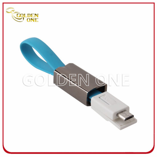 Promotion Gift New Design Metal Keyring with USB Data Line