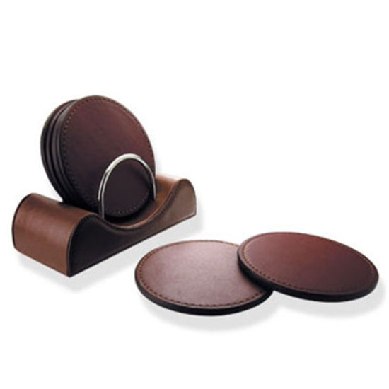 Promotion Gift Printable Round Shape Aluminium Coaster Set