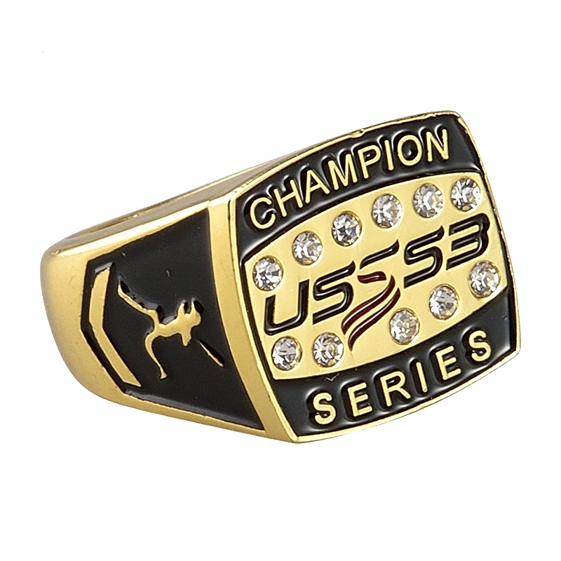 Promotion Gift Custom Creative Jewelry Super Bowl Sport Team Cheering Friendship Championship Metal Champion Ring
