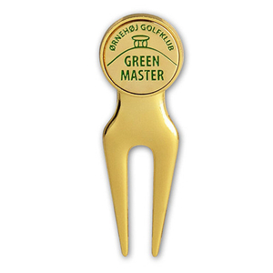 Customized Gold Plated Metal Golf Divot Tool Accessory