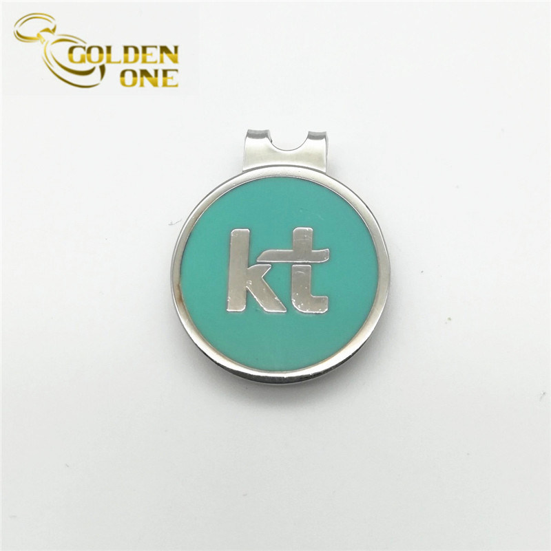 High Quality Custom Souvenir Golf Hat Clip with Ball Marker