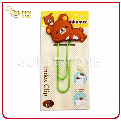 Promotional High Quality 3D Soft PVC Rubber Bookmark