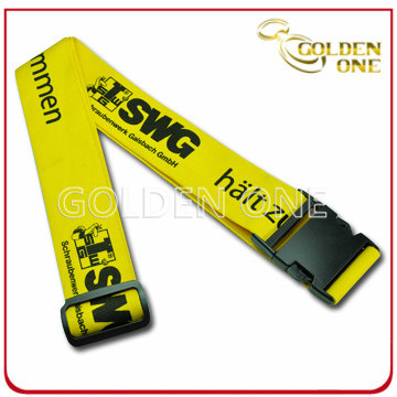 Custom Heat Transfer Printed Polyester Fabric Bottle Opener Lanyard