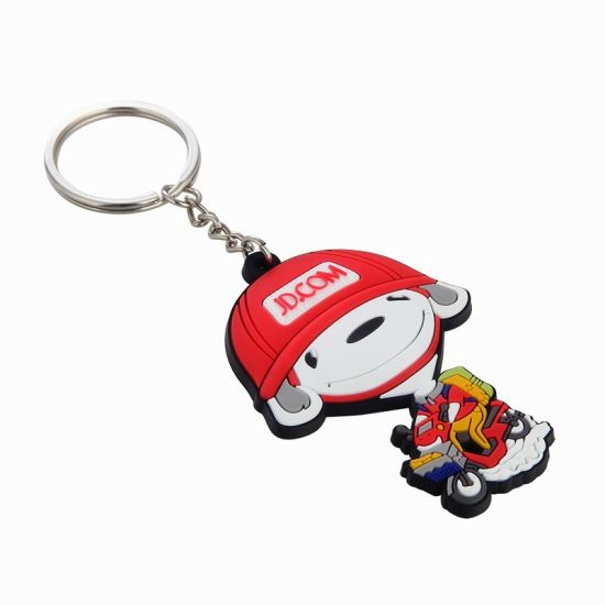 Customized Eco-Friendly Slipper Pattern Soft PVC Key Chain