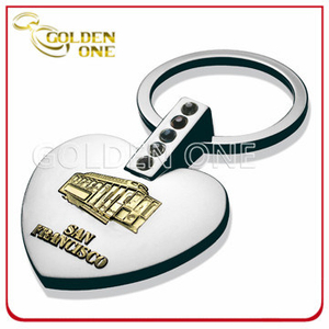 Custom 3D Relief Logo Souvenir Gift Metal Key Chain