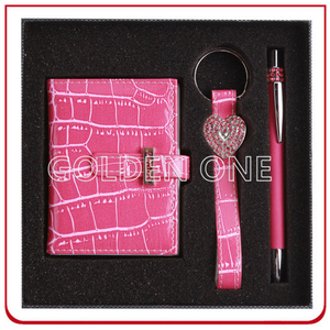 Custom Leather Key Holder And Wallet Gift Set