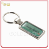 Promotion Gift Rectangle Printed Epoxy Metal Key Tag
