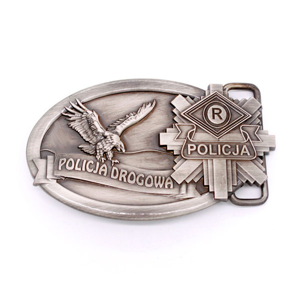 Solid Brass 3D Sculpted Belt Buckle with Antique Sandblasted Finish for Western Style Awards and Vintage Collection