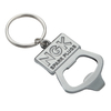Industrial Zinc Alloy Keychain with Bottle Opener Deep-Stamped LUGS & SPARK PLUS Tool Markings, Abrasion-Resistant Matte Finish Key Ring for Mechanic Accessory or Workshop Use