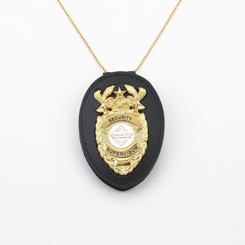 Tactical Armed Security Insignia with Sandblasted Finish and Polished Edge, Professional Security Force Badge for Private Security Firms and Corporate Protection Details