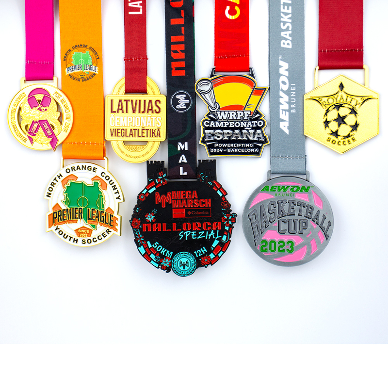 Custom Engraved Zinc Alloy Metal Medal for Sport Events and Corporate Awards