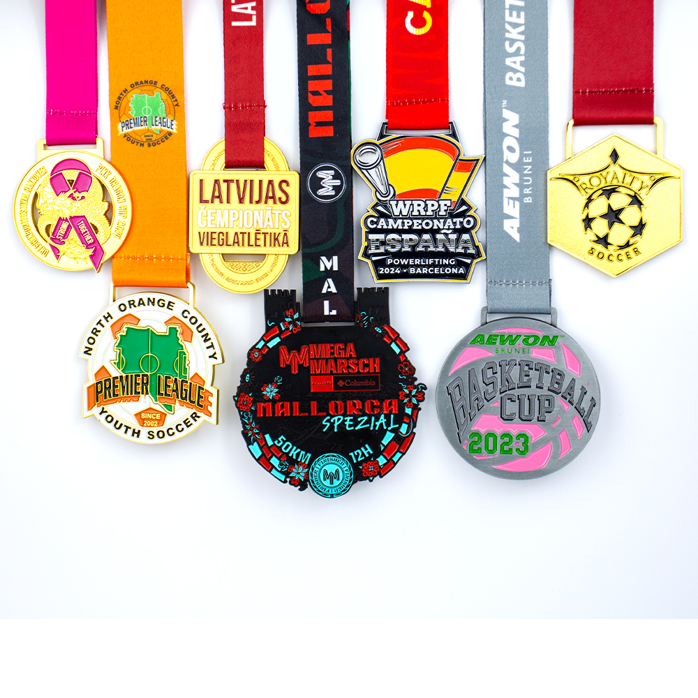 Custom Engraved Zinc Alloy Metal Medal for Sport Events and Corporate Awards