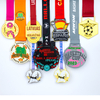 Lightweight Zinc Alloy Metal Medal with 3D Design for School Competitions and Marathons