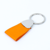 Personalized Laser Engraving Logo Sublimation Blank Faux Leather Key Chain Custom Pu Leather Keychain
