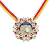 Good Quality Custom 2D Shape Antique Nickel Metal Sport Commemorative Medal