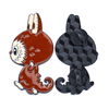 Custom Anime Decorative Rabbit Zinc Alloy Printed PET Custom Badge Pin - Detailed Lapel Pin for Cultural Peripherals