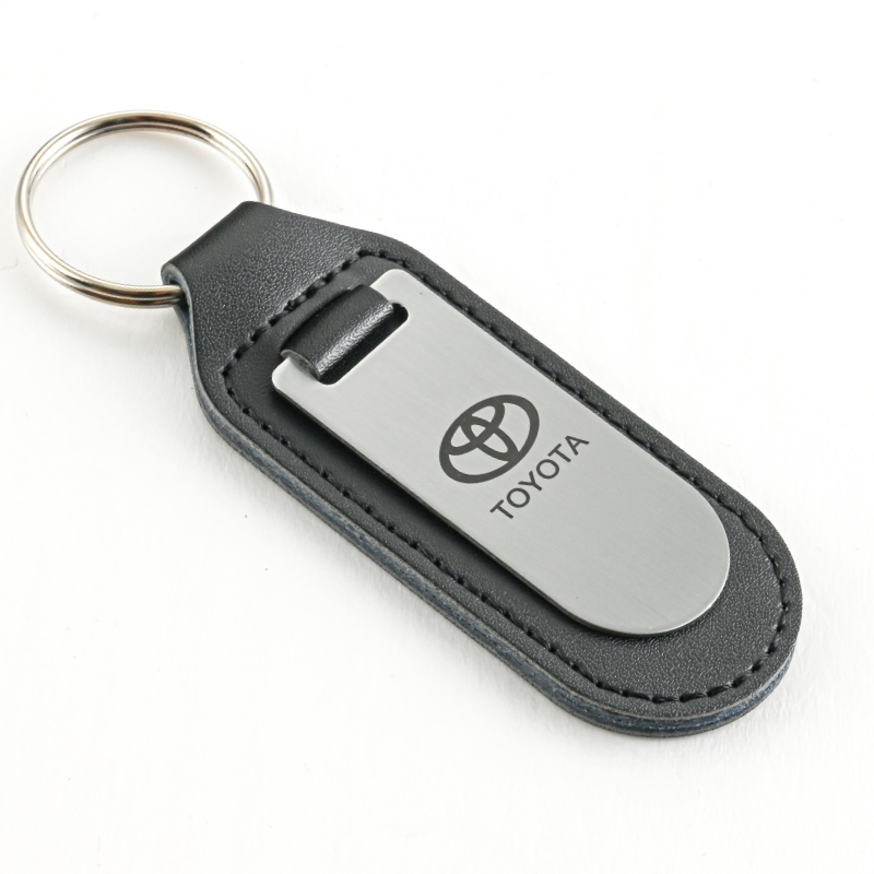 Professional Custom Car Logo Metal & Leather Key Holder