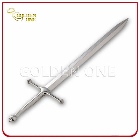 Fashion Silver Plated Sword Shape Metal Letter Opener