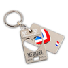 Customized Gold Plated House Metal Key Holder for Real Estate