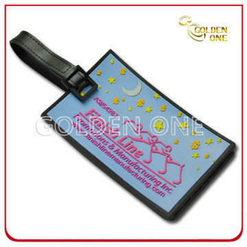 Hot Selling 3D Mold Injection Soft PVC Luggage Tag
