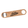 Personalized Engraved Stainless Steel Can Bottle Opener with Wooden Handle