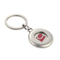 Metal Key Chain Trolley Token for Business Gift