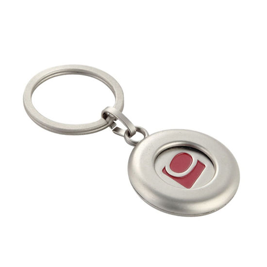Metal Key Chain Trolley Token for Business Gift