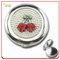 Cherry Crystal Stone Decoration Chrome Plated Metal Gift Mirror
