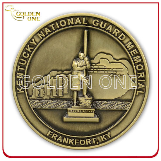 Good Quality Custom Sivler Finish Soft Enamel Souvenir Coin