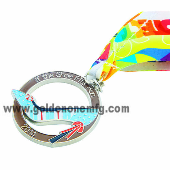 Metal Custom 3D Sculpted Running Award Medal