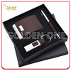 Executive Leather Card Holder And Keychain And Pen Gift Set