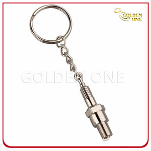 Promotion Gift Zinc Alloy Spark Plug Key Chain