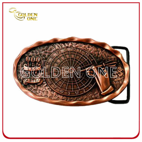 Superior Antique Copper Plated 3D Metal Belt Buckle