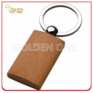 Fancy Design Normal Pattern Good Quality Wooden Keychain