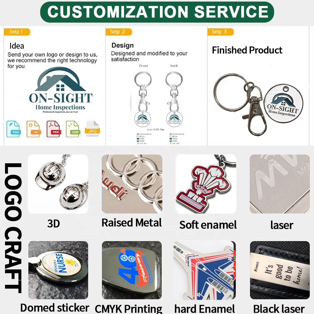 3D Enamel Logo Metal Keyring with Dog Paw Clip, Heat-Transfer Design, Includes Satin Storage Pouch, Ideal for Corporate Brand Promotion Gifts