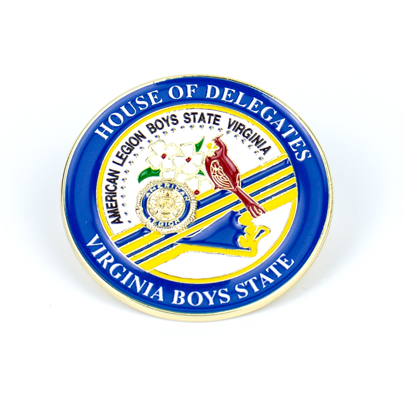 Legislative Branch Simulation Lapel Pin, House of State Badge for Mock Government Programs, Civic Procedure Practice and Democratic Education