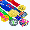 Lightweight Zinc Alloy Metal Medal with 3D Design for School Competitions and Marathons
