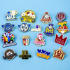 Professional Customised Zinc Alloy Badge All Metal Lapel Pins Brooches Silk Screen Printing Enamelling Custom Metal Maker